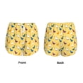 thumbnail image 3 of Pofeuu Cartoon Duck Print Women's Athletic Shorts Running Workout Shorts Tummy Control Quick Dry Gym Shorts with Pockets Double layer sports shorts-XX-Large, 3 of 7