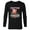 Black, variant on Disney Princess Moana Festive Cheer Holiday Standard - Long Sleeve T-Shirt for Men – Customized-Royal