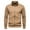 A01-Khaki, variant on Momasggi Men's Zip Up Sweatshirt No Hood Track Jackets Casual Full Zipper Mock Neck Long Sleeve Sweatshirts with Pockets Outdoor Workout Gym Sweatshirts Gray L