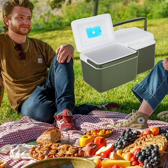 CayaElegant Innovations Portable Insulated Cooler - Dual-Use, Hot & Cold, 1.32gal-2.86gal, Keeps Food & Beverages Fresh, Ideal for Outdoor Camping, Picnics, Fishing, BBQs, and Camping Accessories