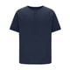 thumbnail image 4 of pstuiky camisetas de manga corta para hombre, Camisa informal de manga corta y cuello redondo para hombre, color liso, talla grande, media manga ropa de hombre l, 4 of 8