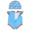 thumbnail image 4 of 16 inch Baby Doll Clothing Blue cat jumpsuit doll clothes, Reborn Baby Doll Clothes and Accessories, 4 of 4