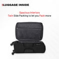 thumbnail image 4 of Emblem Falcon 20 Inch Softside Spinner Luggage , 1200D Lightweight with 360 Degree Wheels, and Expandable Trolley Bag, Black, 4 of 7