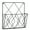 Black, variant on Wall Shelf Modern Style Space-saving Chic Grid Design Wall Mounted Magazines Storage Rack for Home