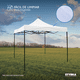 thumbnail image 5 of Repuesto De Lona Carpa Toldo Impermeable 3x3 Color Blanco, 5 of 7