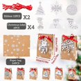 thumbnail image 2 of Bolsa De Regalo De Papel, Cajas De Papel Navideñas, Bolsas De Regalo Navideñas De Papel Kraft, Bolsas De Regalo Con 24 Etiquetas Y Cintas Navideñas Blancas, Bolsas De Regalo Kraft Para Dulces C, 2 of 5