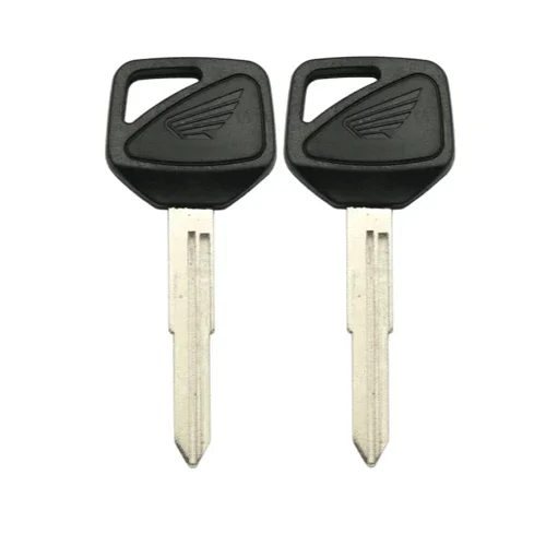 Set of 2 X265 HD109 Uncut Plastic Head Key Blank for Honda Motorcycles