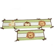 Little Bedding by NoJo Jungle Pals Crib Bumper