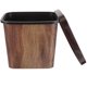 thumbnail image 1 of WRISTBIQUE Papelera De De Madera Falsa Para Dormitorio Reciclable Y Lavable Color Café, 1 of 6