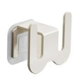 thumbnail image 4 of yuksok 3 Pieces Multifunctional Slipper Racks Wall Mounted Shoes Rack Toilet Decorative White, 4 of 9
