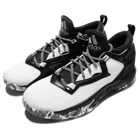 Adidas Mens D Lillard 2 Basketball Shoes B42376 (11 D(M) US, White ... Adidas Mens D Lillard 2 Basketball Shoes B42376 (11 D(M) US, White/Black/Clear Onix) - Walmart.com