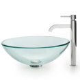 thumbnail image 2 of KRAUS Glass Vessel Sink with Ramus Faucet in Chrome, 2 of 5