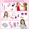 thumbnail image 3 of 31-Piece Play Purse Toy Set for Girls - Princess Purse with Pretend Makeup, Smartphone, Wallet, and Accessories for Role Playing Ages 3 4 5 6 7 8 Years and Up, 3 of 8
