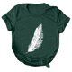thumbnail image 5 of Gibobby Casual Playera de Manga Corta para Mujer Mujeres Tunic Travel(Verde,M), 5 of 5