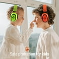 thumbnail image 2 of GREEN DEVIL Kids/Toddler Ear Hearing Protection Safety Ear Muffs For Age 3-16 27.4dB Noise Cancelling Headphones 27.4dB, 2 of 12