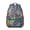 Blue-green-12, variant on Artistic Tiger Pattern Backpack for Student Jungle Animal Roar Print Bengal Stripes Wild Tribal Face Design for Student School Bookbag