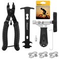 thumbnail image 1 of Juego de herramientas de reparación de cadenas de bicicletas Oumers con herramienta para romper cadenas, 1 of 8