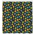 thumbnail image 3 of Ambesonne Alien Shower Curtain, Cartoon Style Beings, 69"Wx70"L, Multicolor, 3 of 3
