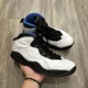 thumbnail image 1 of Ni - ke Ni - ke Air Jordan 10 Retro Orlando White Basketball Shoes Sneakers Mens Size 10, 1 of 5