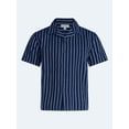 thumbnail image 5 of Free Assembly Men's Linen Blend Dobby Camp Shirt with Short Sleeves, Sizes S-3XL, 5 of 6