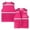 #0186-Hot Pink, variant on Puyaiuu Unisex Safety Vest Mesh Breathable Reflective Strips Custom Logo Print Work Volunteer Vest With Pockets Gray XXXL Gift