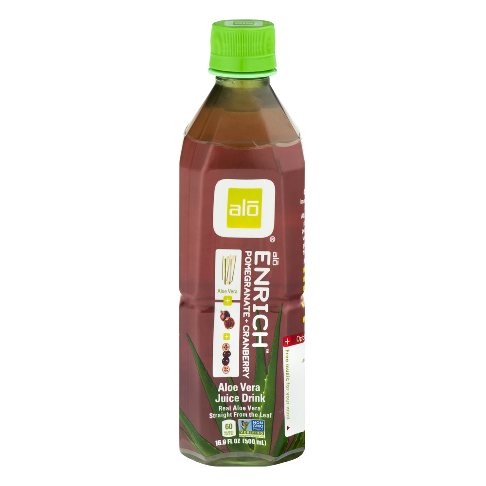 Alō Aloe Vera Juice Drink Pomegranate + Cranberry, 16.9 FL OZ by SPI West Port, Inc.