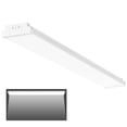 thumbnail image 1 of VEVOR 4FT LED Wraparound Light, 40W, 4500LM Flush Mount LED Shop Light, 6500K Daylight LED Kitchen Ceiling Lighting Fixtures, for Garage Office Laundry Craft Room Fluorescent Tube Replacement, FCC, 1 of 9