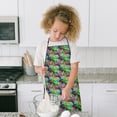thumbnail image 4 of Colorful Controllers Games Icons Green Pattern Kids Aprons for Girls and Boys,Adjustable Neck Strap Toddler Aprons for Kids Cooking Baking, 4 of 6