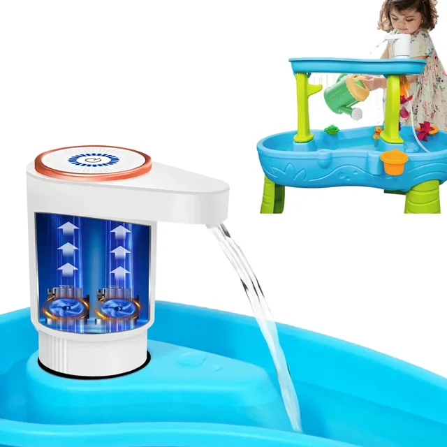 Water Table Pump Battery Powered Kids Sand Play Cordless Portable Replacement Flow 4 Hours Lasting Time