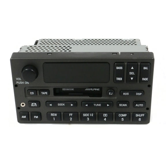Restored Lincoln 2001-02 Town Car AM FM Cassette Radio w Aux Upgrade 2W1T-18C870-AA (Refurbished)