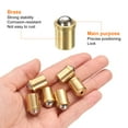 thumbnail image 4 of Uxcell 6pcs Ball Point Spring Plunger 12x16mm Brass Small Ball Plunger, 4 of 5