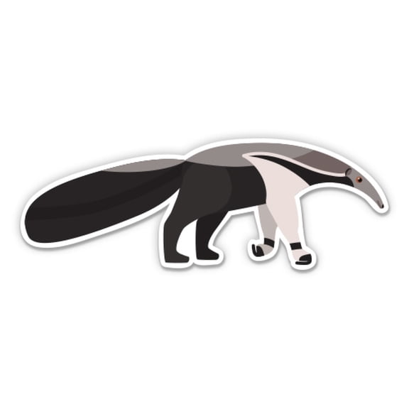 Anteater - 3" Vinyl Sticker - For Car Laptop Water Bottle Phone - Waterproof Decal