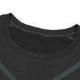 thumbnail image 5 of Men's Plus Size Compression Shirts Short Sleeve Workout T Shirt Cool Dry Athletic Undershirts Gym Yoga Base Layers Running Tops Size 3XL Light Blue, 5 of 7