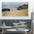 thumbnail image 1 of Belle Vue sur la Mer de la Côte Rocheuse - Art sur Toile Bord de Mer Extra Large, 1 of 3