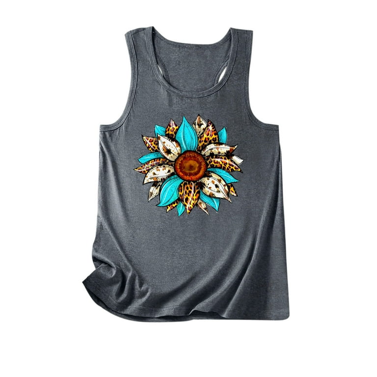 PMUYBHF Tank Tops for Women 2024 Cropped Cropped Tank Top with