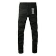 thumbnail image 3 of New Ksubi Men's Jeans 2025 Casual Comfort Holes Fashionable Straight Skinny Slim Fit Jeans, 3 of 9