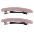 thumbnail image 2 of Barrette automática Sunnimix estilo francés Acetato rosa 8,5 x 1,5 cm, 2 of 4