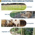 thumbnail image 6 of Farm Fence, 4ft x 328ft （9GA）Heavy Zinc Coating Cattle Fence,Galvanized Field Wire Fencing for Goat Deer Hog Yard Livestock Animals Protection, 6 of 8