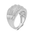 thumbnail image 2 of Arista 1.00 Ct Diamond Fashion Anniversary Ring in Sterling Silver (I-J, I2-I3), 2 of 3