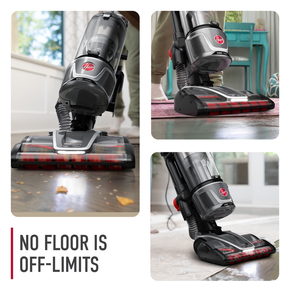 Hoover Upright Vacuum Cleaner - HEPA Media Filter Swivel Steering