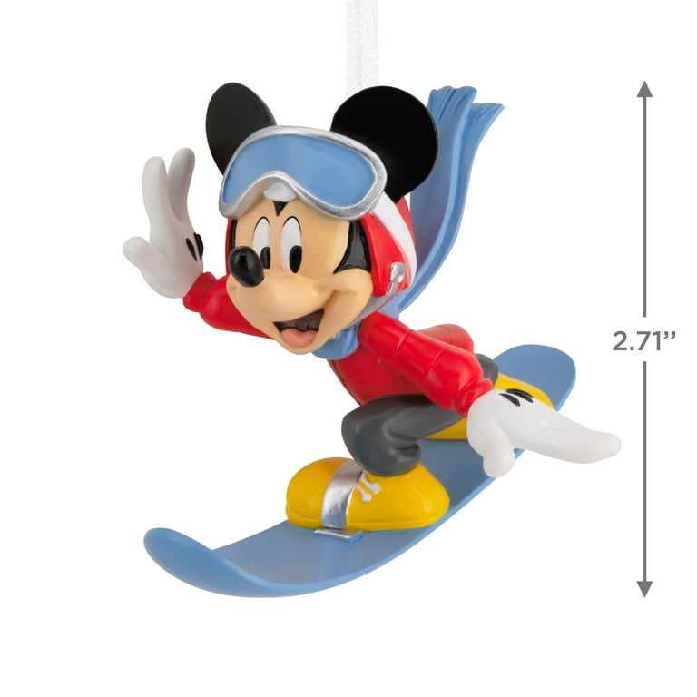 【送料無料】Hart MICKEY MOUSE モデル　スノーボードセット Hallmark Disney Mickey Mouse Snowboarding Christmas Ornament