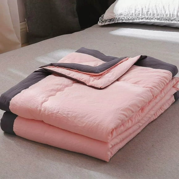Couverture Fraîche pour Dormeurs Ayant Chaud 100 cm x 140 cm Gris Pâle Couverture d'Été Glacée avec Tissu Respirant 98 % Polyester 2 % Élasthanne