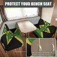 thumbnail image 2 of Uorisanigo RV Dinette Cushions Covers Stretch Jamaican Flag Butterfly Loveseat Sofa Furniture Covers Replacement Couch Cushion Slipcovers for RV Travel Trailer Couch, Washable, 2 of 7