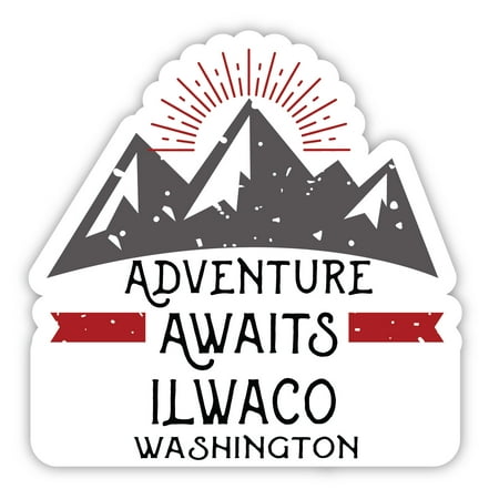 

Ilwaco Washington Souvenir 4-Inch Magnet Adventure Awaits Design