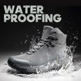 thumbnail image 2 of Botas de senderismo NORTIV 8 HydroTrek impermeables para hombre, talla 8, color gris, 2 of 8