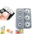 thumbnail image 4 of Ice Cube Silicone Cube Maker Forma fácil de quitar 2 tamaños con tapa Afortunado Sencillez, 4 of 4