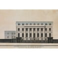 thumbnail image 3 of Jean Jacques Lequeu 24x17 Black Modern Framed Museum Art Print Titled - Elevation of the Facade of the Hotel De Montholon, Paris (1785-86), 3 of 5