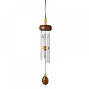 Wood Small Wind Chimes with Deep Tone, Aluminum Outdoor for Garden,Yard,Patio and Lawn