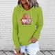 thumbnail image 2 of Blusa de manga larga con estampado informal de moda para mujer, suéter con capucha, Tops, sudadera Fridja  bvmnju6083, 2 of 6