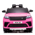 thumbnail image 3 of 12V Battery Powered Ride On Car, Licensed Land Rover Electric Vehicles Ride on Toys for Boys Girls, Pink, W16552, 3 of 11